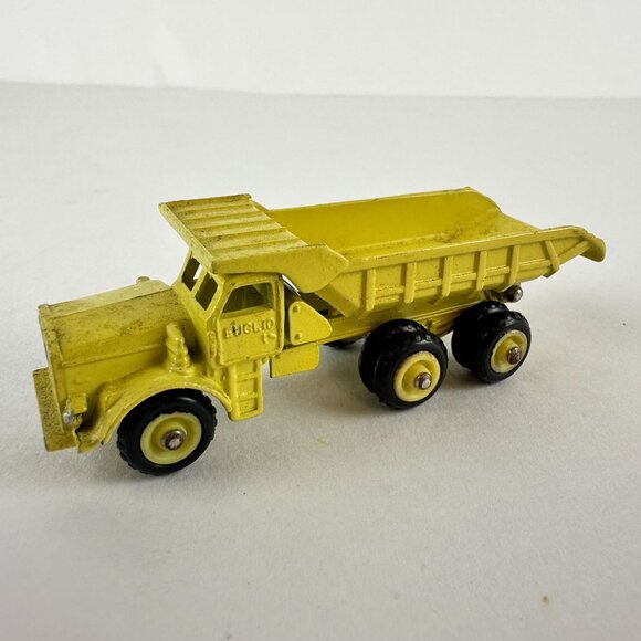 Mini Dinky Euclid R-40 No 87 Meccano Yellow Dump Truck - Picture 2 of 4
